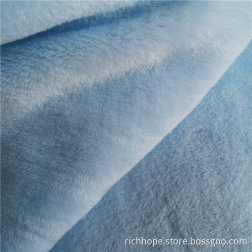 Textile Plain Color Solid Dyeing Flanell Stoff